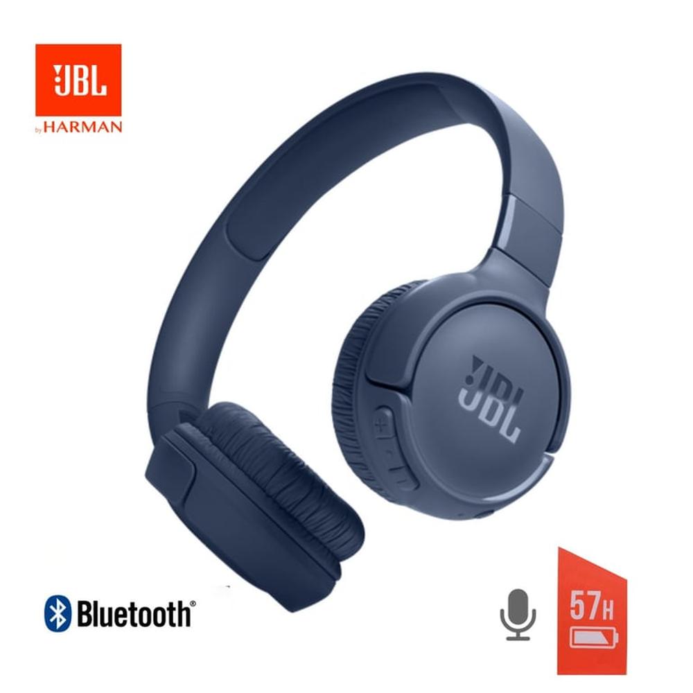 Audifonos Bluetooth JBL 5.3 Pure Bass Sound Tune 520BT Azul