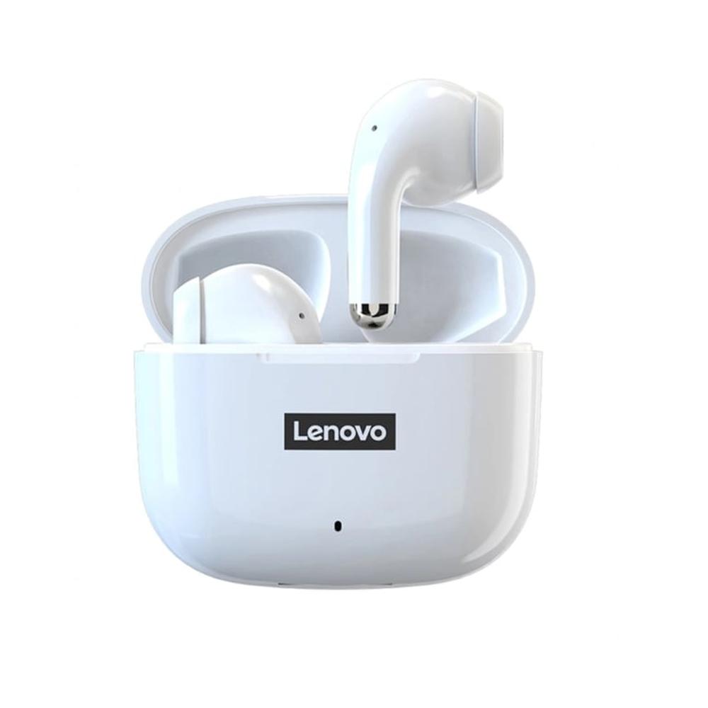 Audífonos Lenovo Lp40 Pro Inalámbricos Blancos Bluetooth 5.1