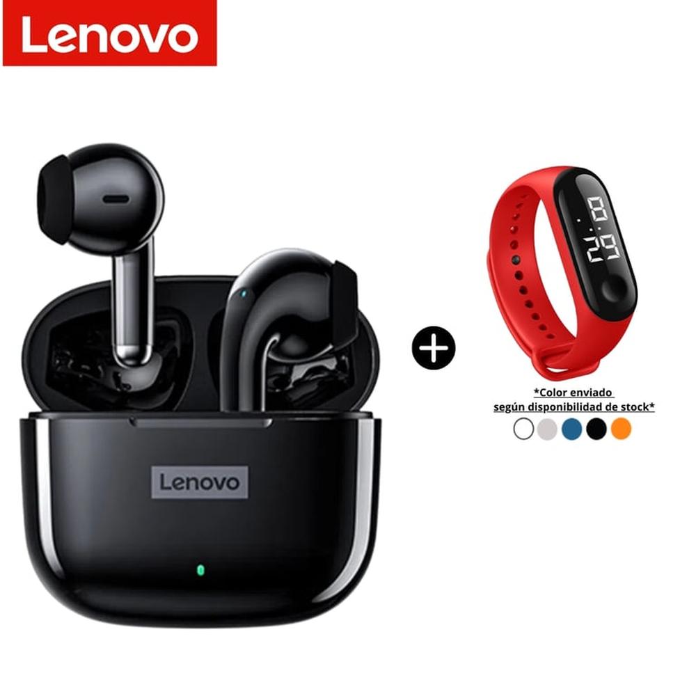 Audífonos Lenovo Lp40 Pro Bluetooth 5.1 + Reloj Digital de regalo