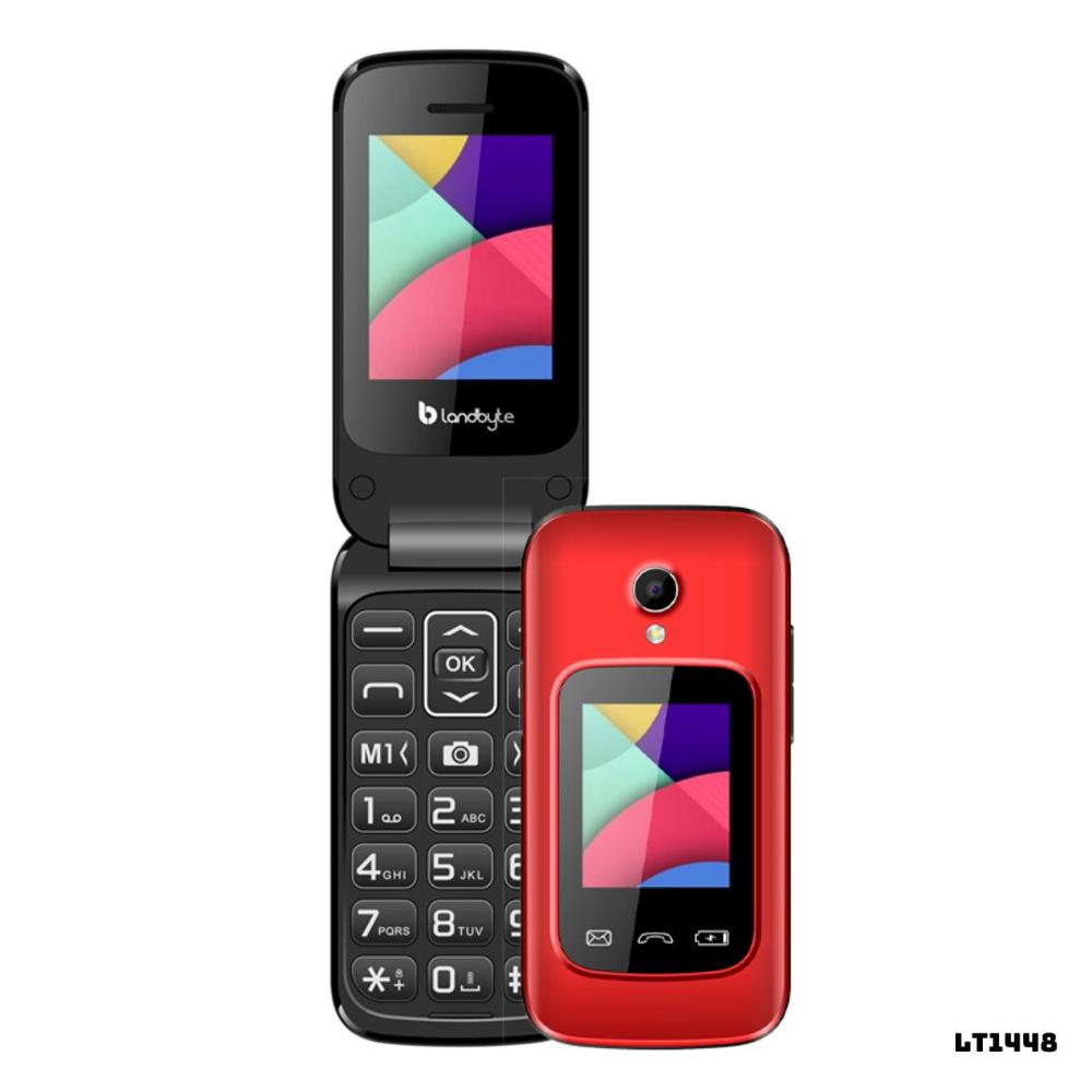 Celular Basico LANDBYTE LT1448 4G DUAL SIM Rojo