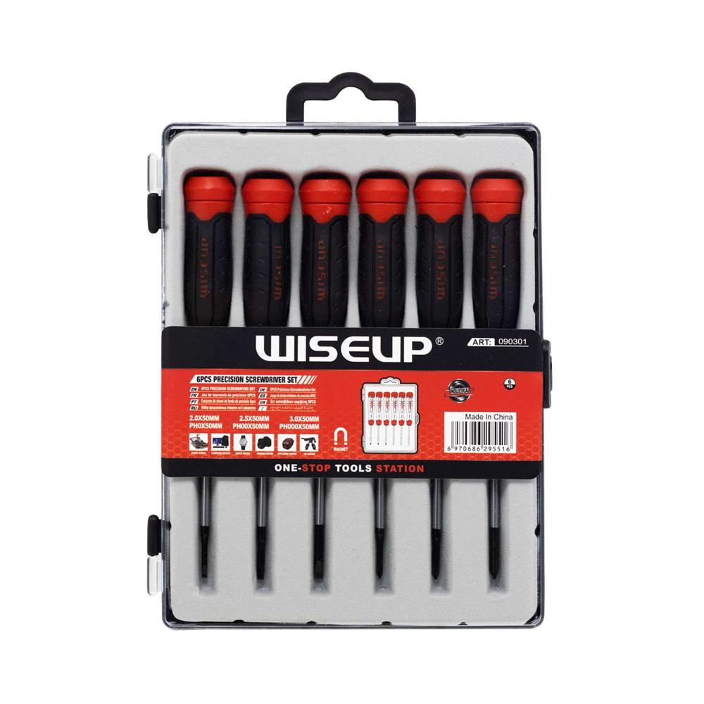 Kit Destornilladores de Precisión 6Pcs para Celular 090301 WISEUP