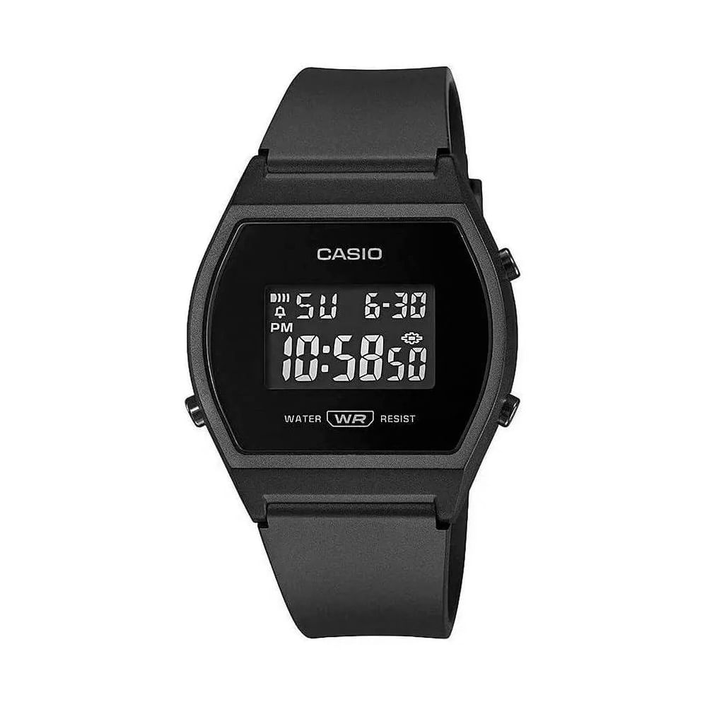 Reloj Digital Casio LW204-1B Unisex Pantalla Luz Led Resistente al Agua ...