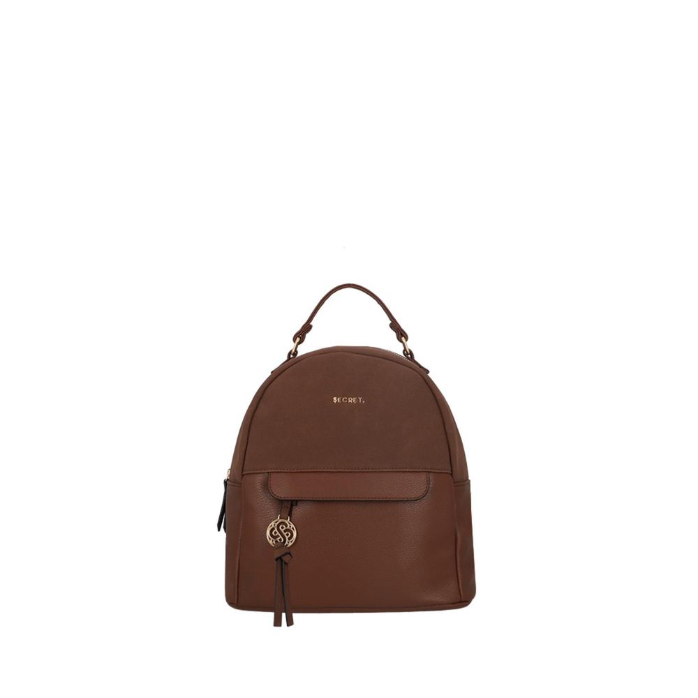 Mochila Secret Laurens Mediana Marrón