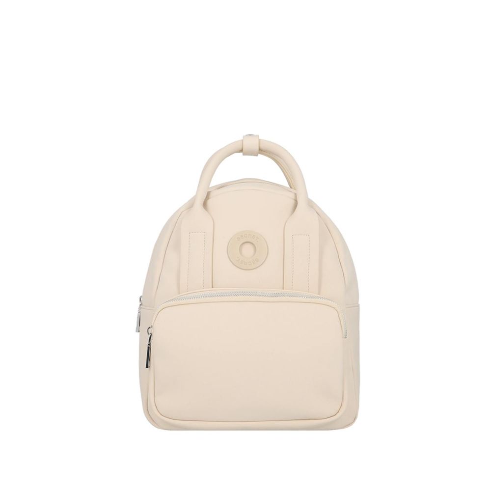 Mochila Secret Burgos Mediana Marfil