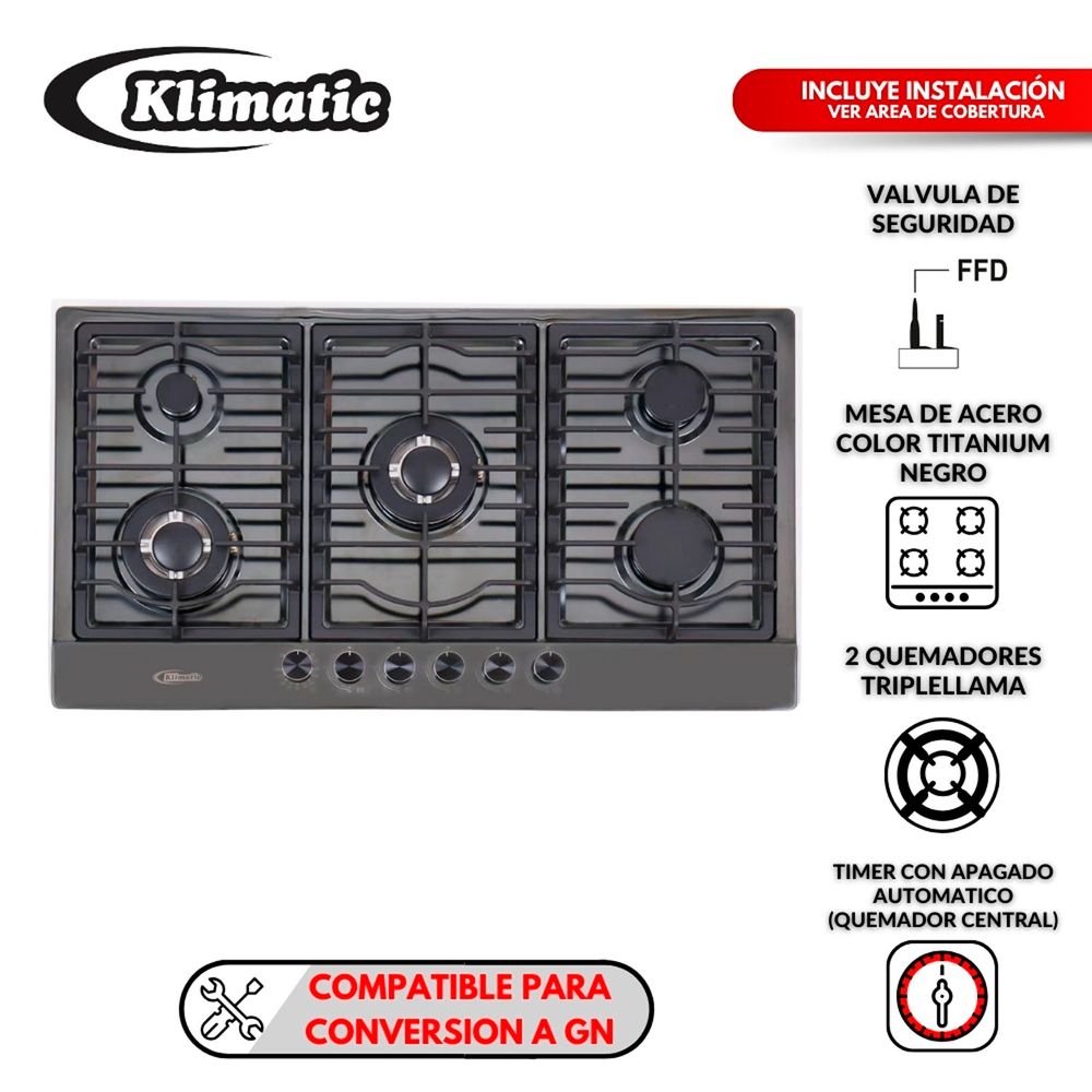 Cocina Empotrable 90cm – Alina