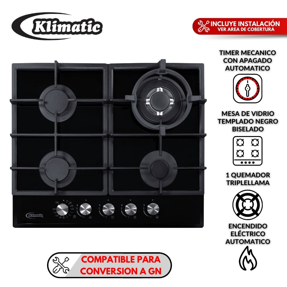 Cocina Empotrable Aosta 60