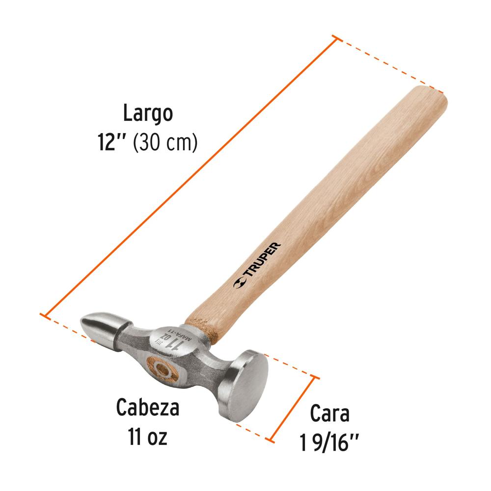 Martillo Planchador Punta fina Truper 16865