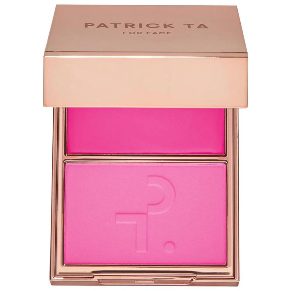 Dúo She's Giving  - rubor en crema y polvo - Patrick Ta - Maquillaje