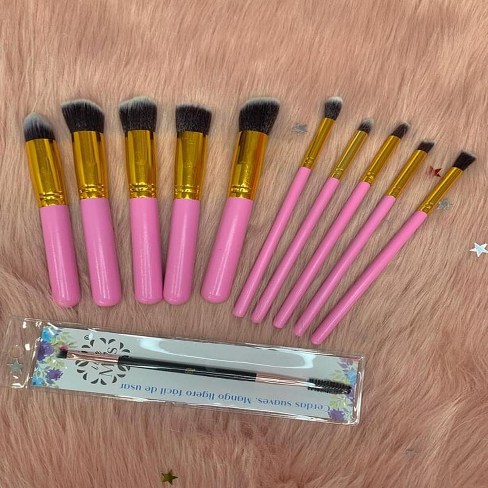 Brocha Flower Secret 10 PCS - Maquillaje