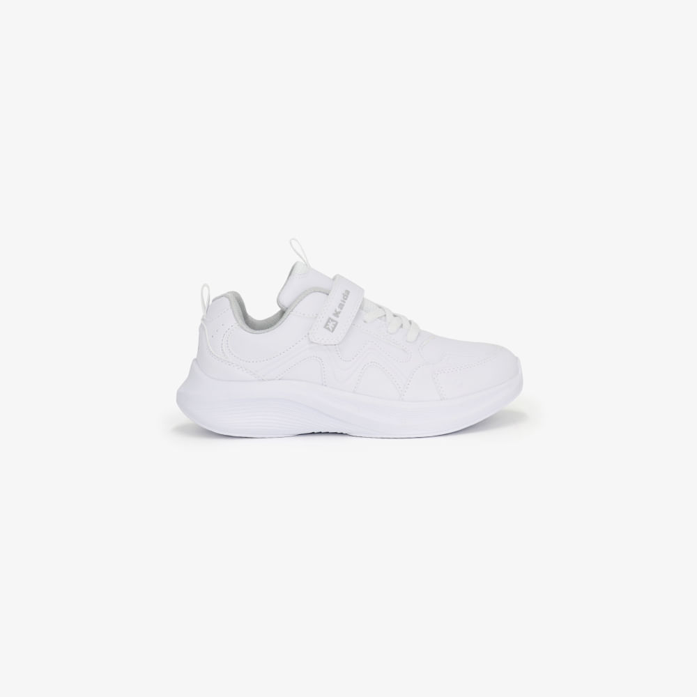 Zapatilla Escolar Unixe Kaida KD25Q1-01B Blanco 28 | Oechsle - Oechsle