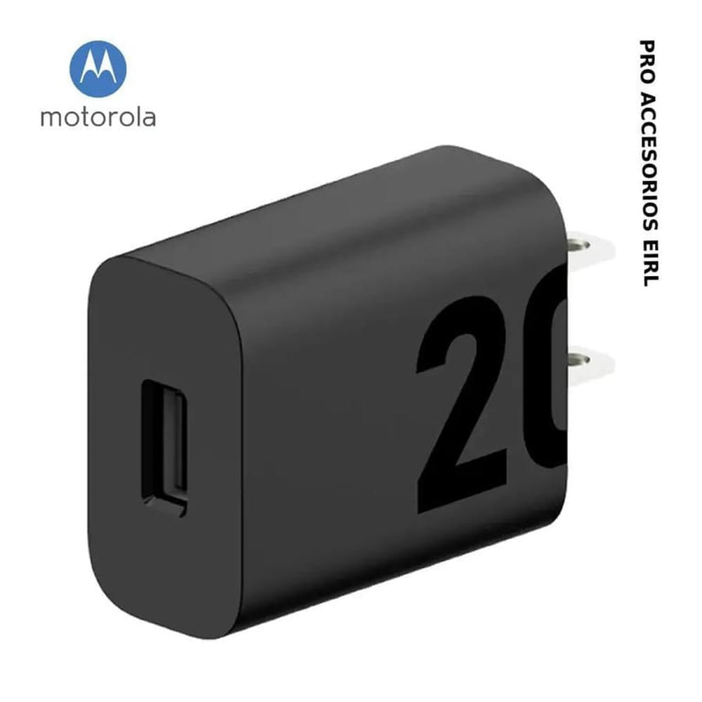 Motorola Turbo Power 20W Cargador De Pared Qc 3.0