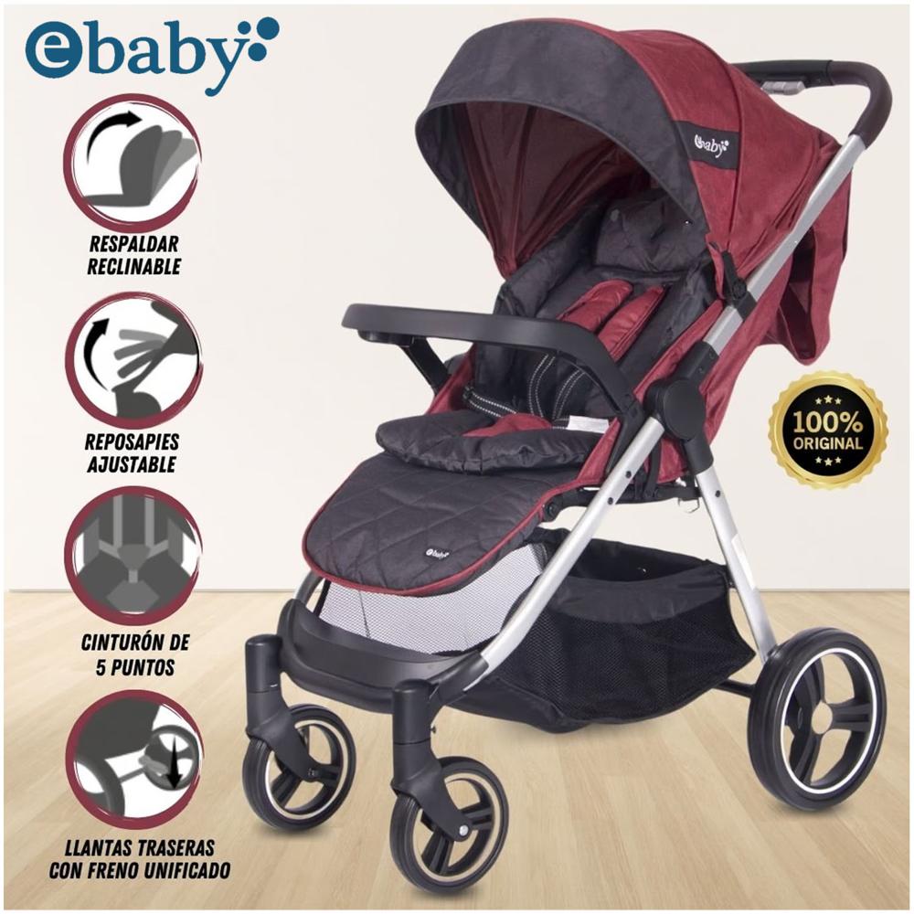 Coche de Paseo «DASH» Ebaby Red Oechsle