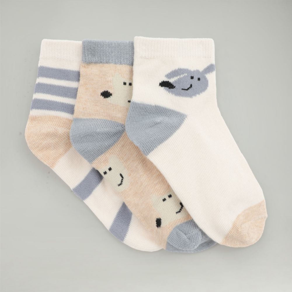 Pack X3 Medias Para Recien Nacido Baby Circus Dog