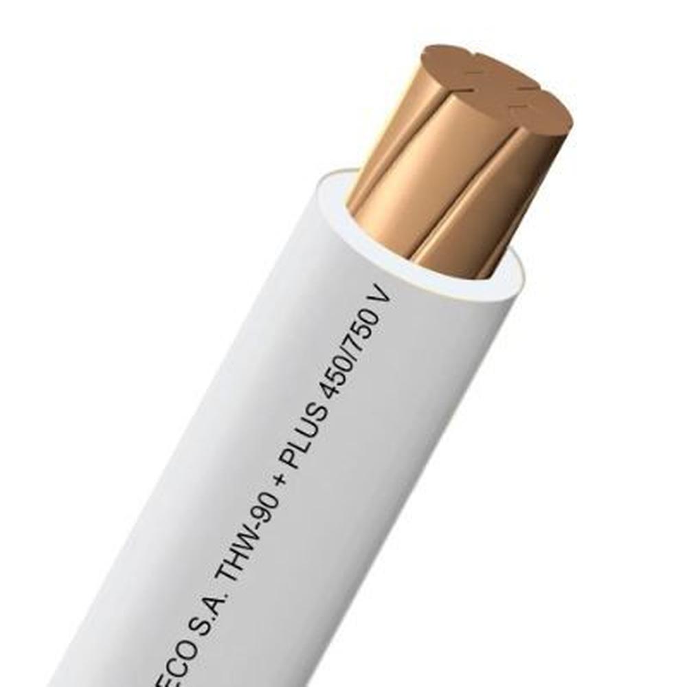 CABLE THW-90 PLUS 450/750V 14 AWG INDECO - Blanco - 100 Metros