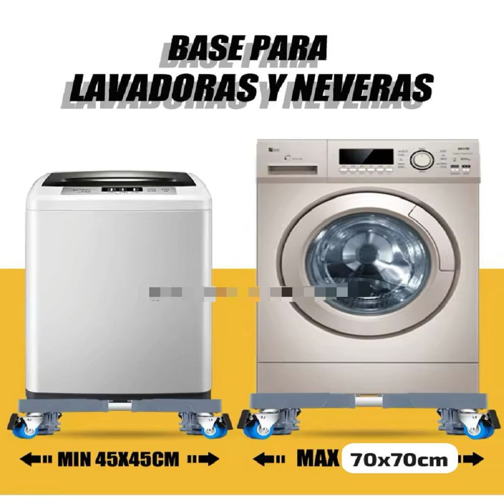 Base Reforzado Para Lavadora Cocina Refri