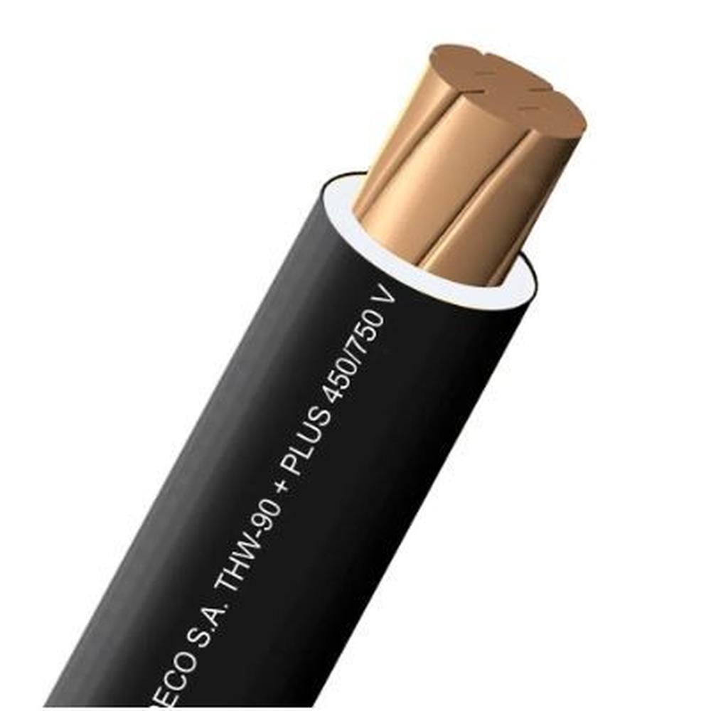 CABLE THW-90 PLUS 450/750V 10 AWG INDECO - Negro - 100 Metros