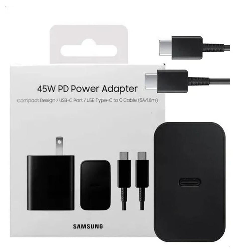 Cargador Samsung Fast 3.0 Tipo- C A C 45w Galaxy S21/22/23