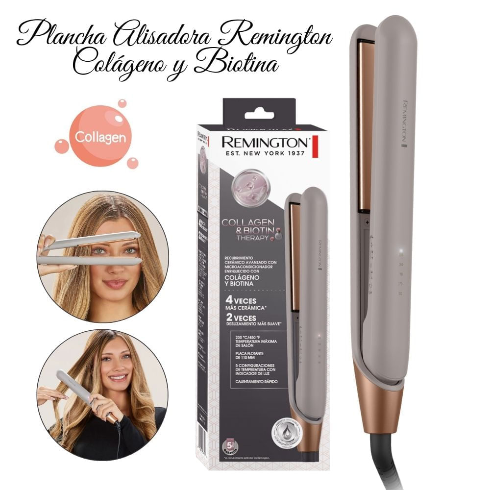 Biotina ReseÃ±a Plancha Remington PLANCHA ALISADORA REMINGTON