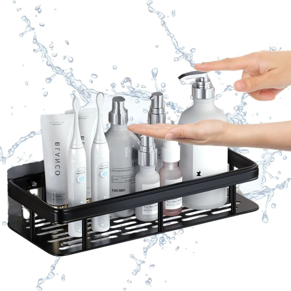 Repisa Organizadora de Aluminio Para Baño PinPin Negro 563NE03