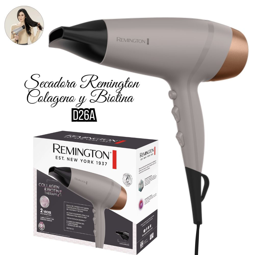 Remington Keratin Therapy Secadora Para Cabello Remington Secadora