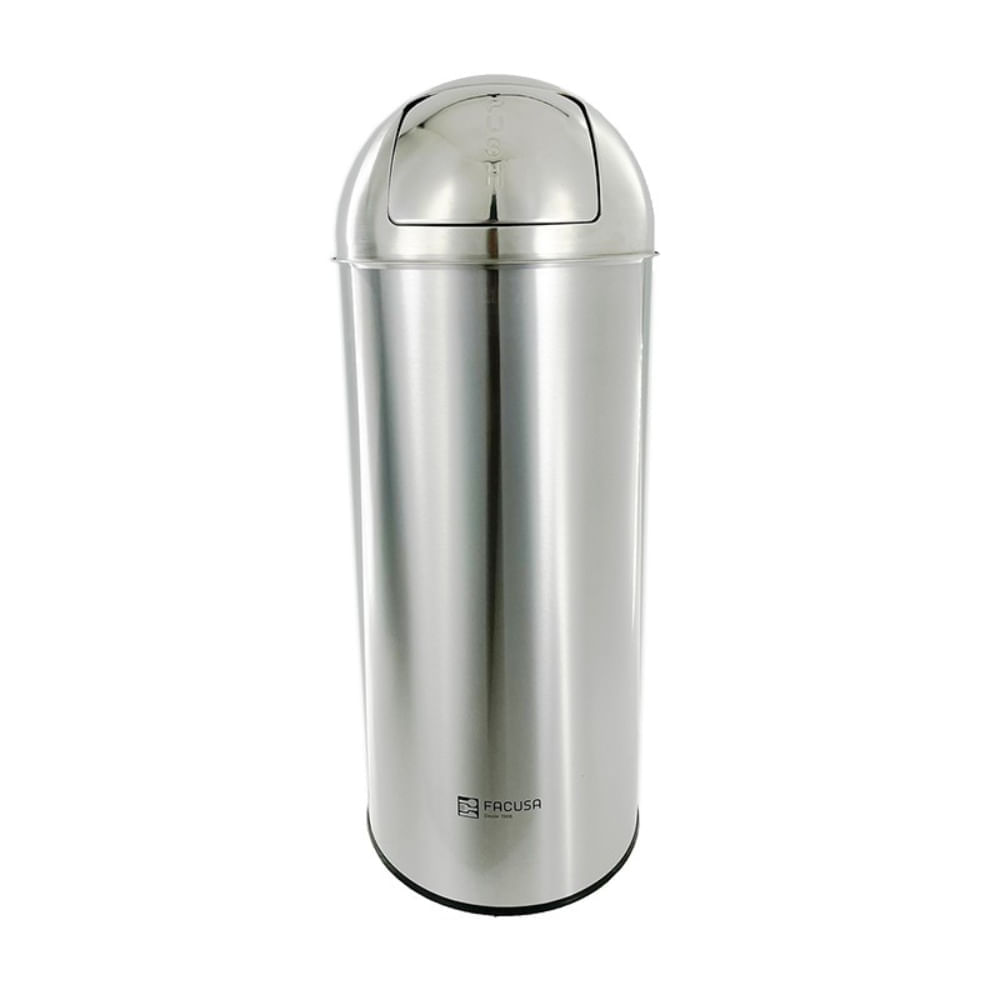 PAPELERA 60 LITROS INOX PUSH - 984056001