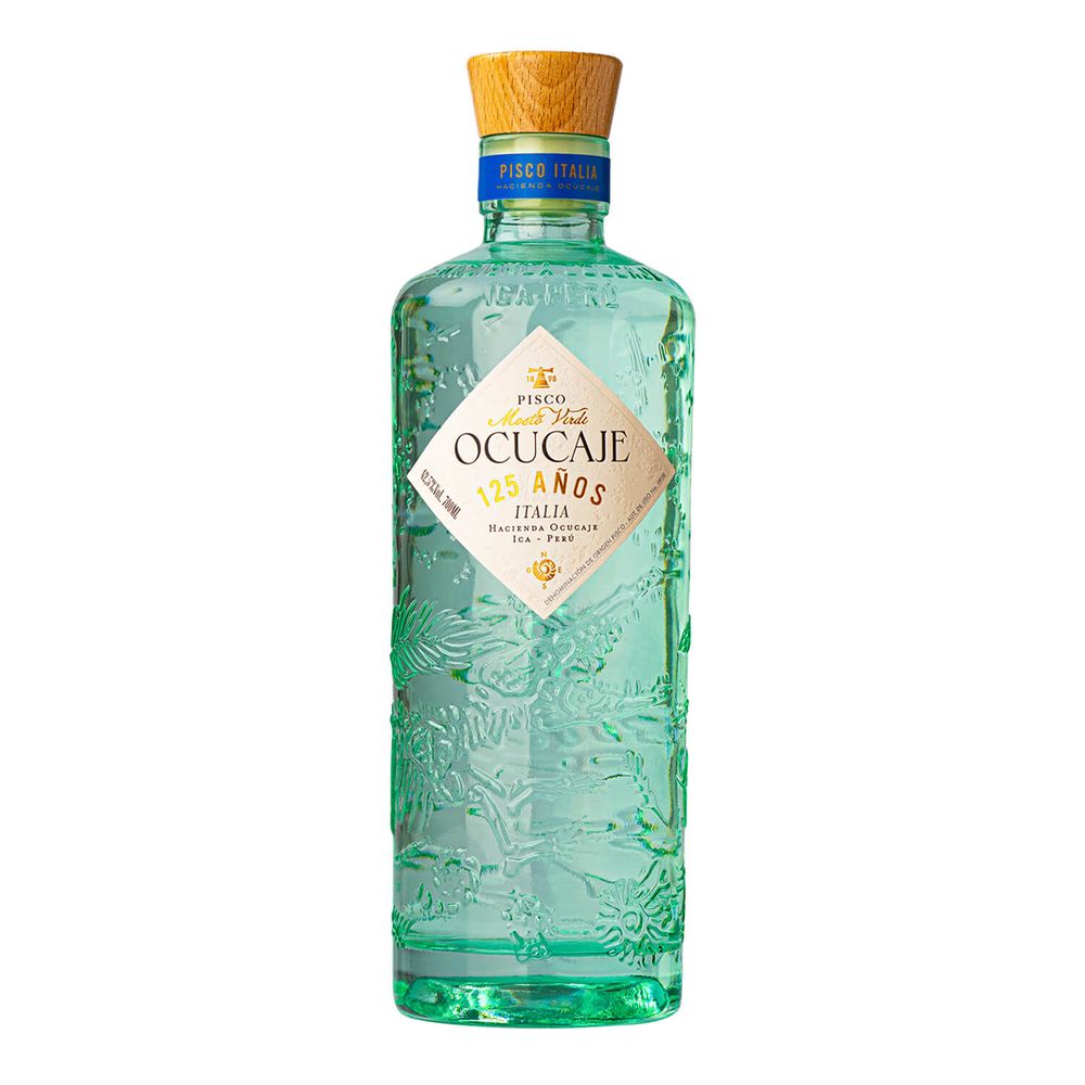 Pisco Ocucaje 125 Años Mv Italia Bt 700 Ml