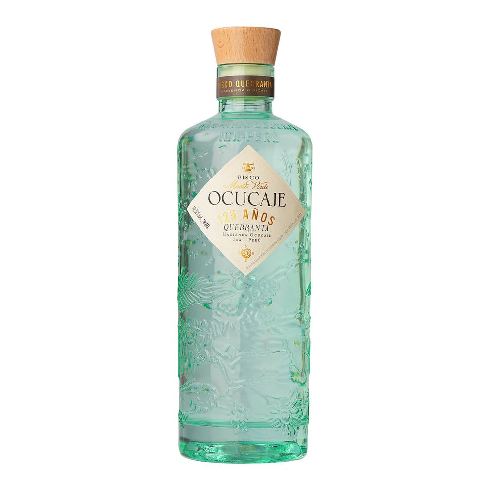Pisco Ocucaje 125 Años Mv Quebranta Bt 700 Ml