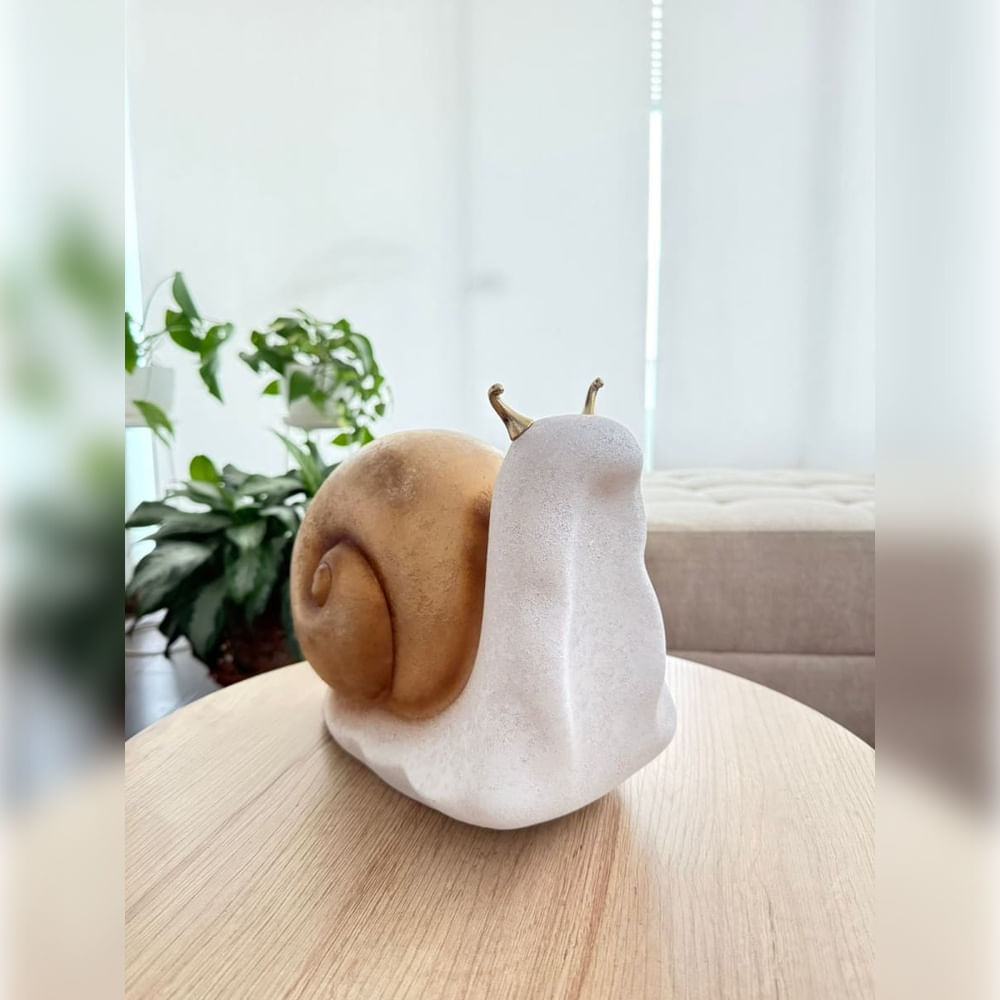 Adorno Caracol 29x15x24 cm