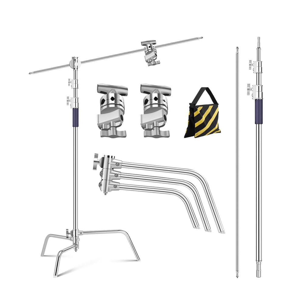Parante C-STAND con brazo boom + bolsas de arena - K&F Concept