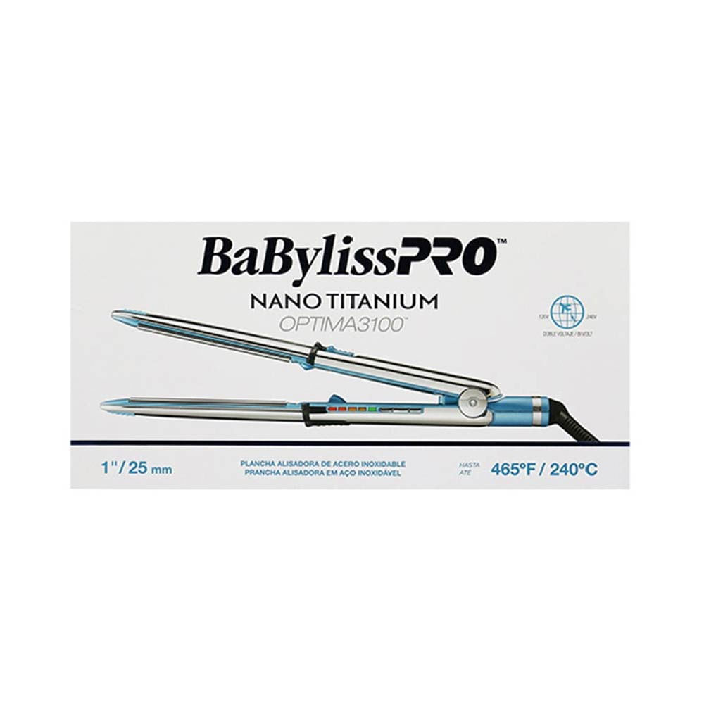 ALISADORA BABYLISS PRO BNT3100TPE  NANO TITANIUM PLACAS 25M