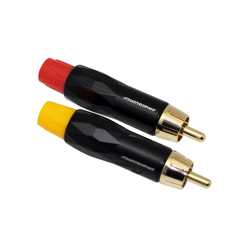 Plug RCA Aéreo Par LN050BGRD/YL L&N-ACOUSTICS