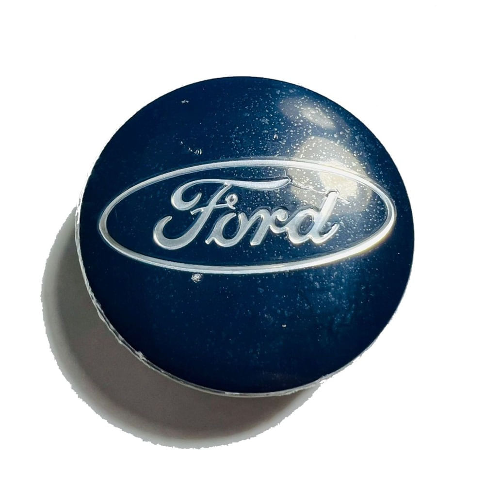 Tapa Central compatible con Aro Ford 54mm (juego De 4 Unids) Color Azul