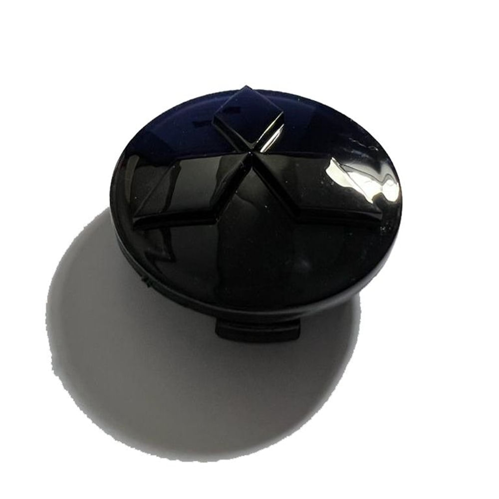Tapa Central compatible Aro Mitsubishi 60mm (juego 4 Unids) Color Negro