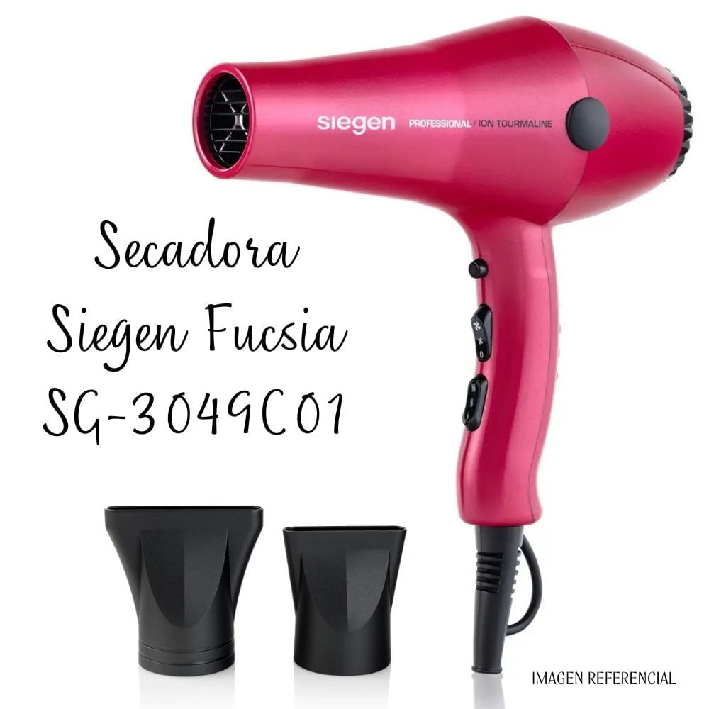 Secadora de Cabello Profesional Fuscia Siegen - SG 3049C01