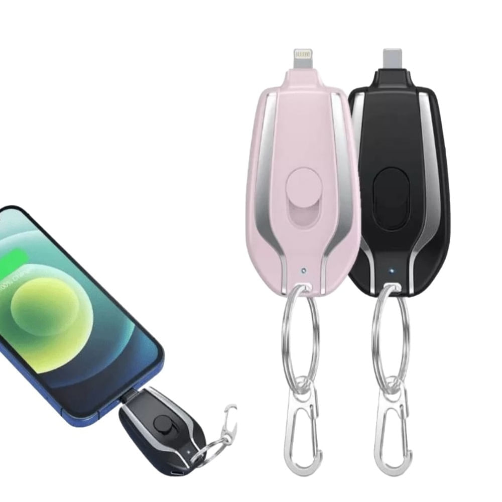 Cargador Portatil para Celular Lightning Rosado