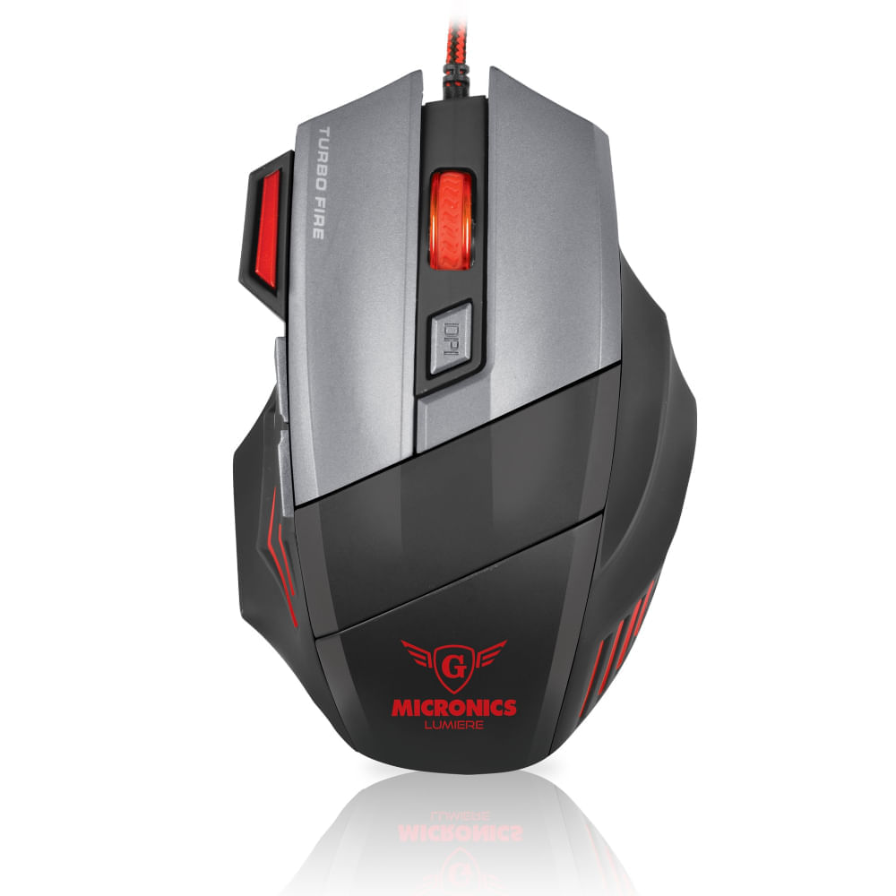 Lumiere MIC M811 Mouse Gamer USB 4LEDS 7B 3200DPI