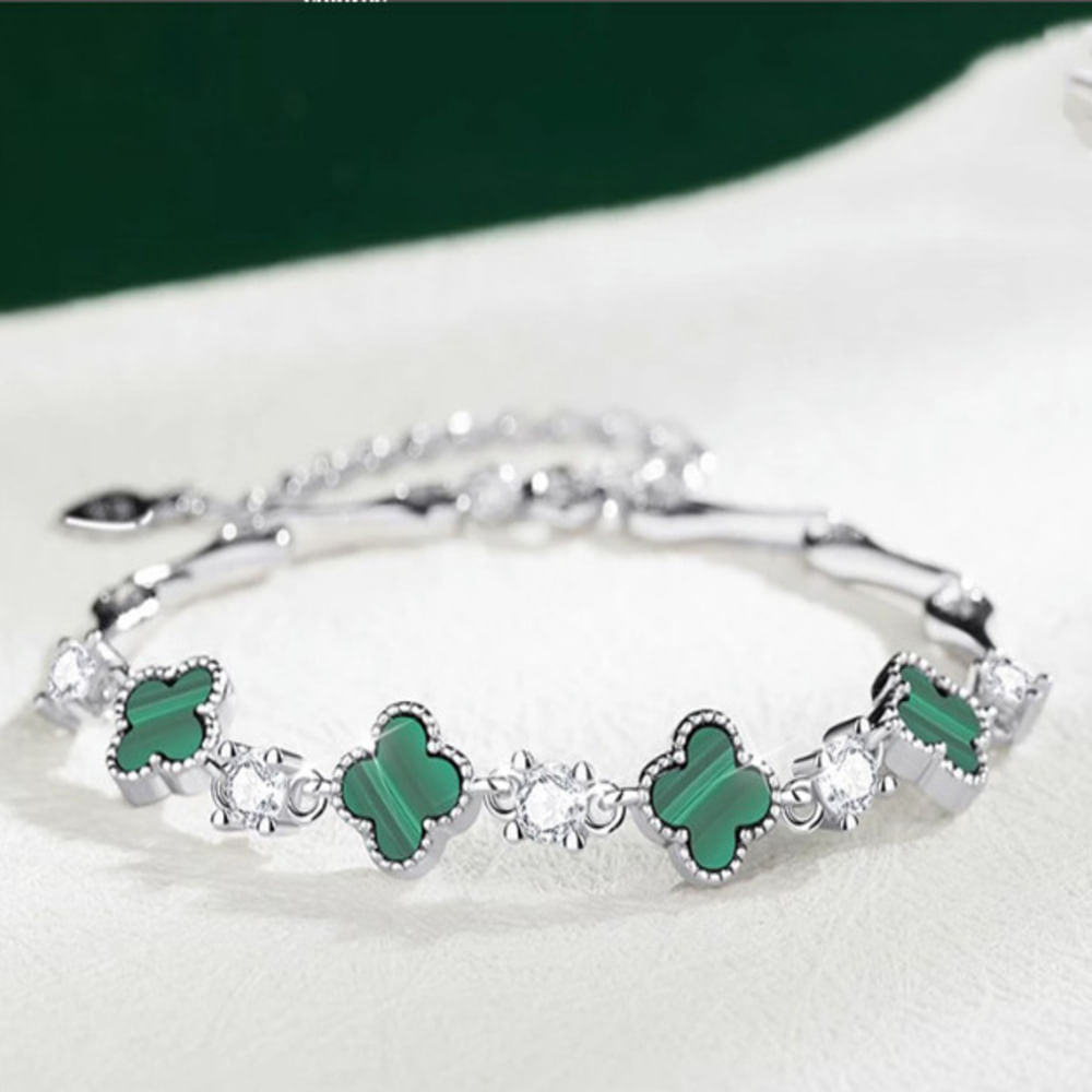 Pulsera Trébol de la Fortuna - Plata 925