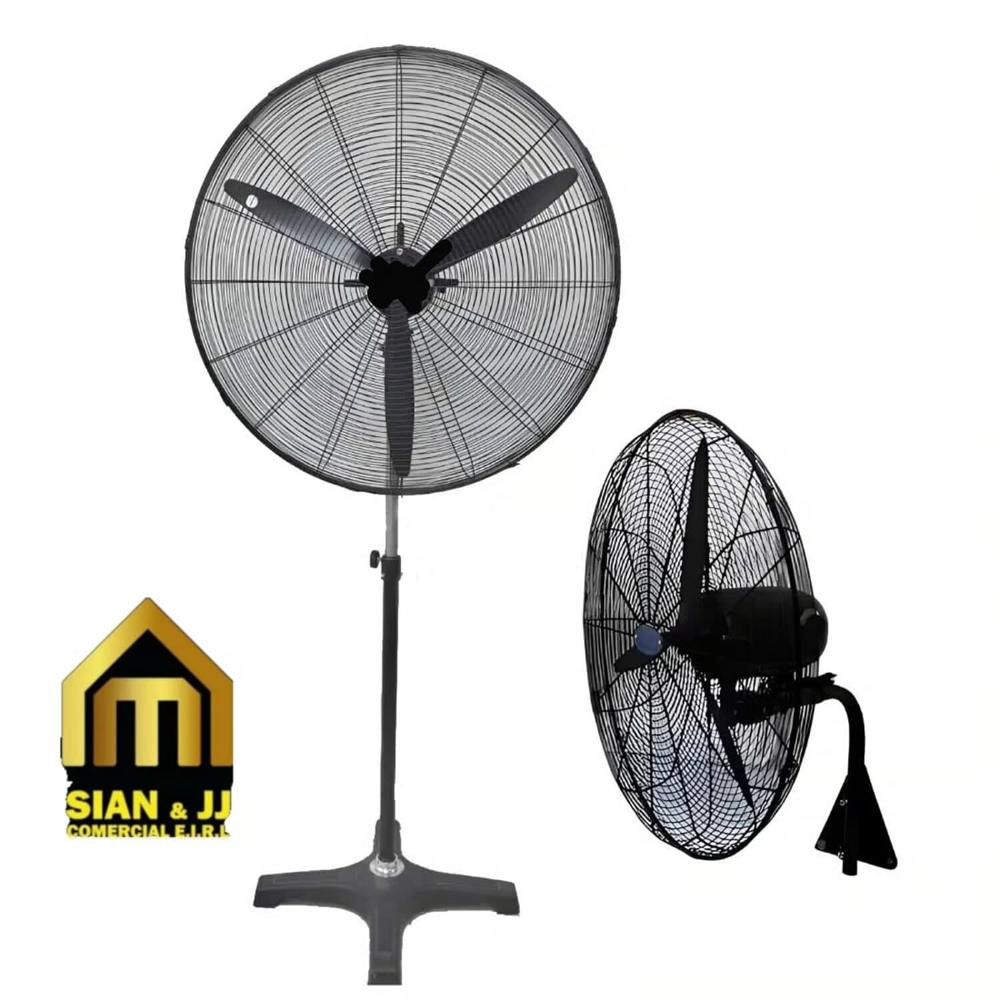 Ventilador  Industrial   2 en  1 - 270W  3 Hélices Color Negro