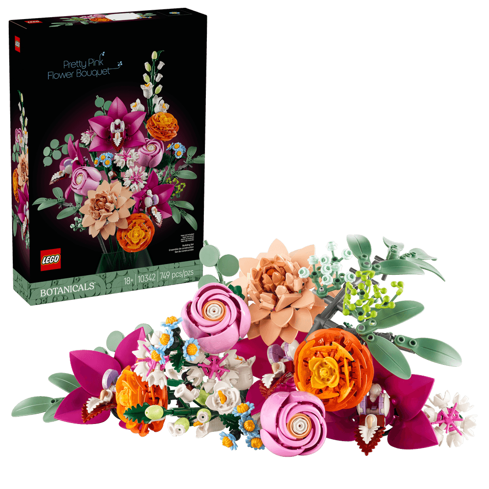 LEGO 10342 Ramo de Flores Fantasía en Rosa Oechsle