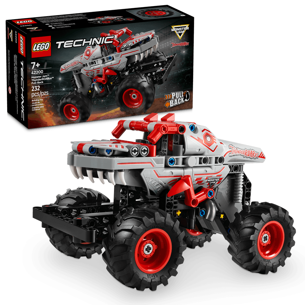 LEGO 42200 Monster Jam ThunderROARus con Motor de Carga Manual