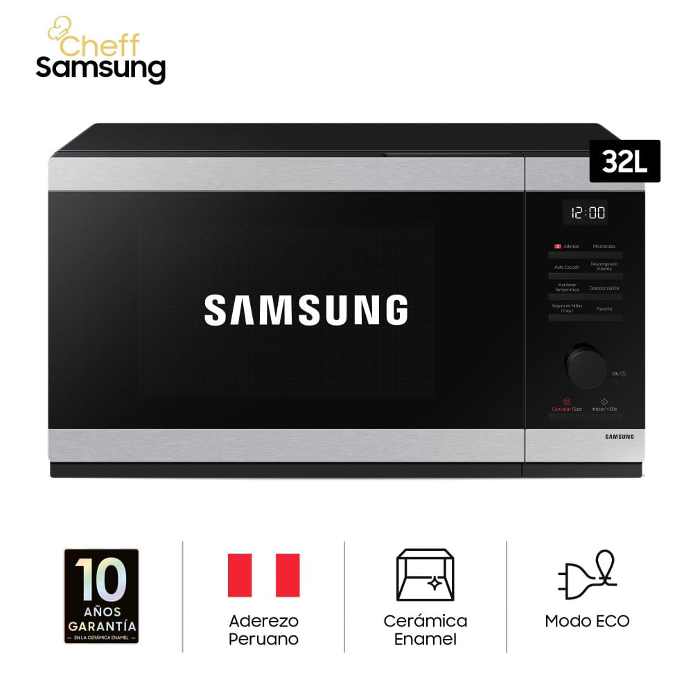 Horno Microondas SAMSUNG 32L MS32DG4504ATPE Inox