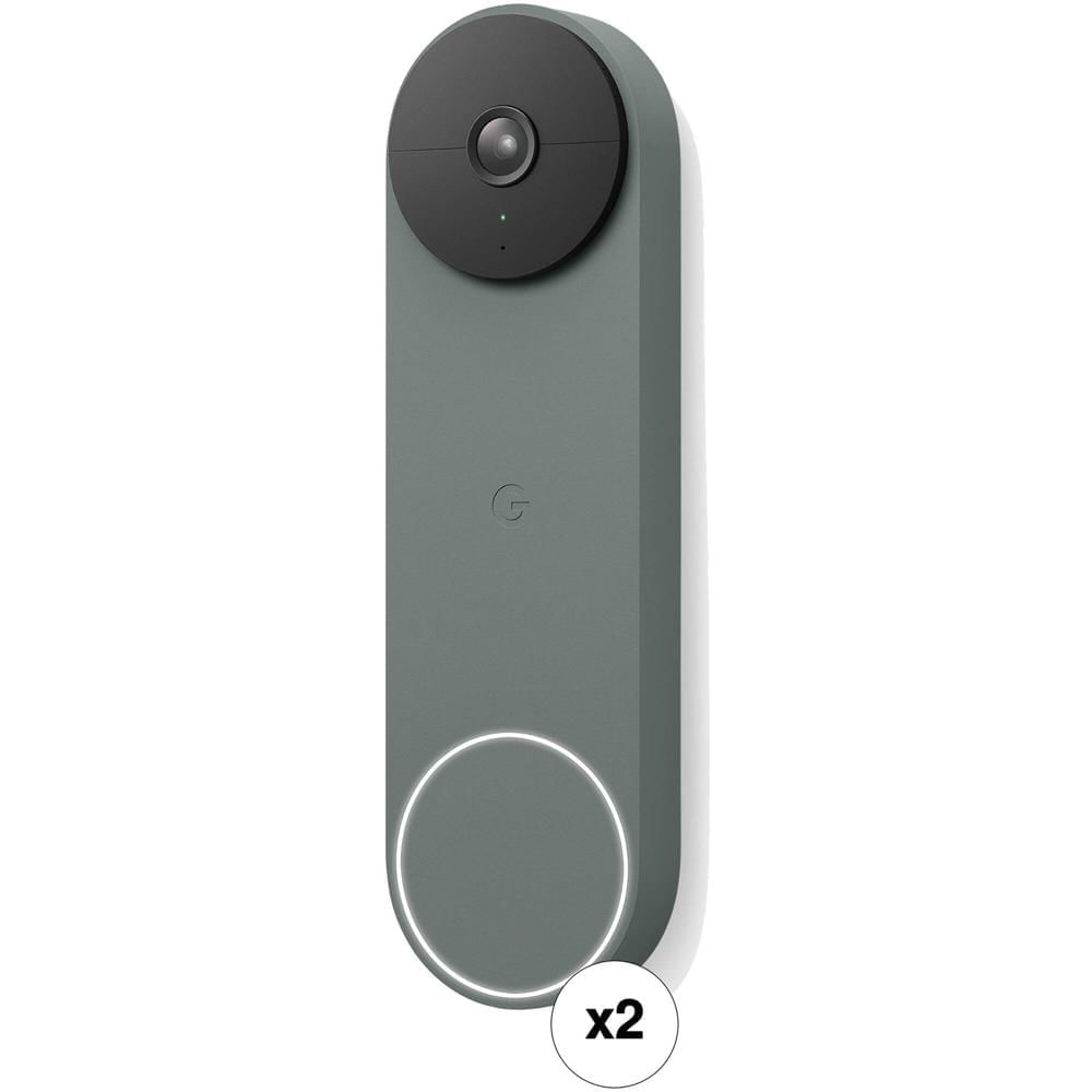 Timbrado de Video Google (Batería, Ivy, Paquete de 2) - Resolución 960 x 1280 a 30 fps, Visión Noctu