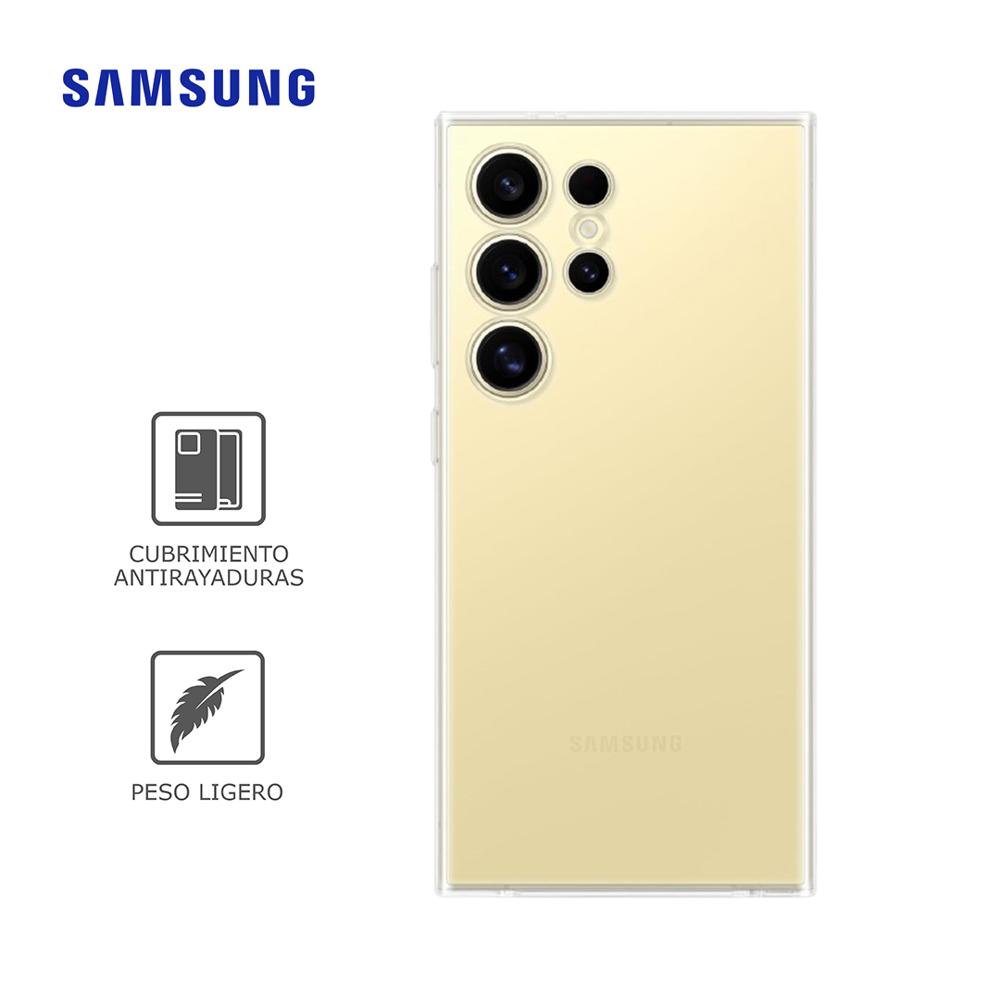 Case Samsung Clear Gp-Fps928 Para Galaxy S24 Ultra - Transparente