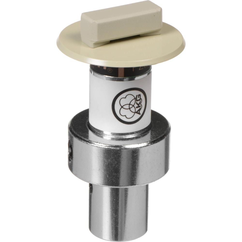 Micrófono de Superficie AKG PZM10 con Cápsula de Condensador Electret, Patrón Polar Hemisférico, Res