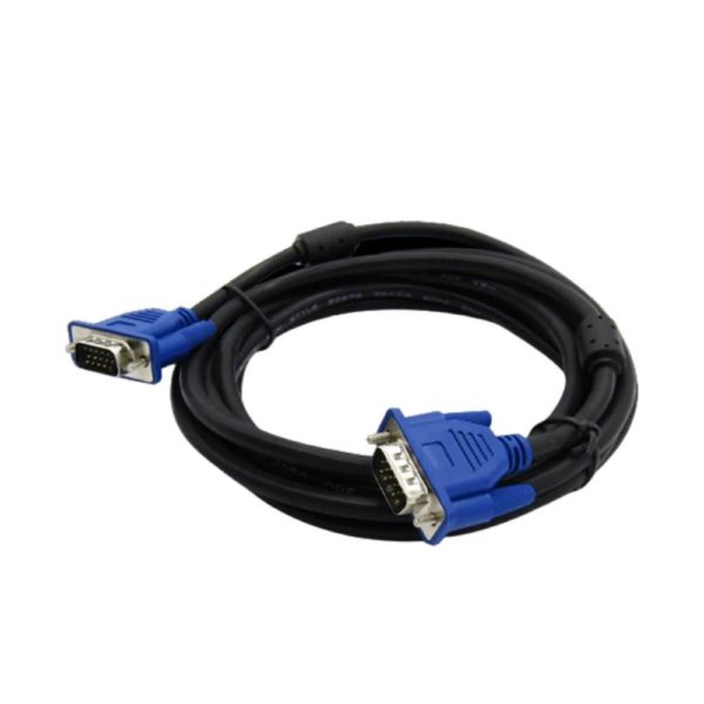 Cable Vga-Vga 3M Head Blue Con Filtro