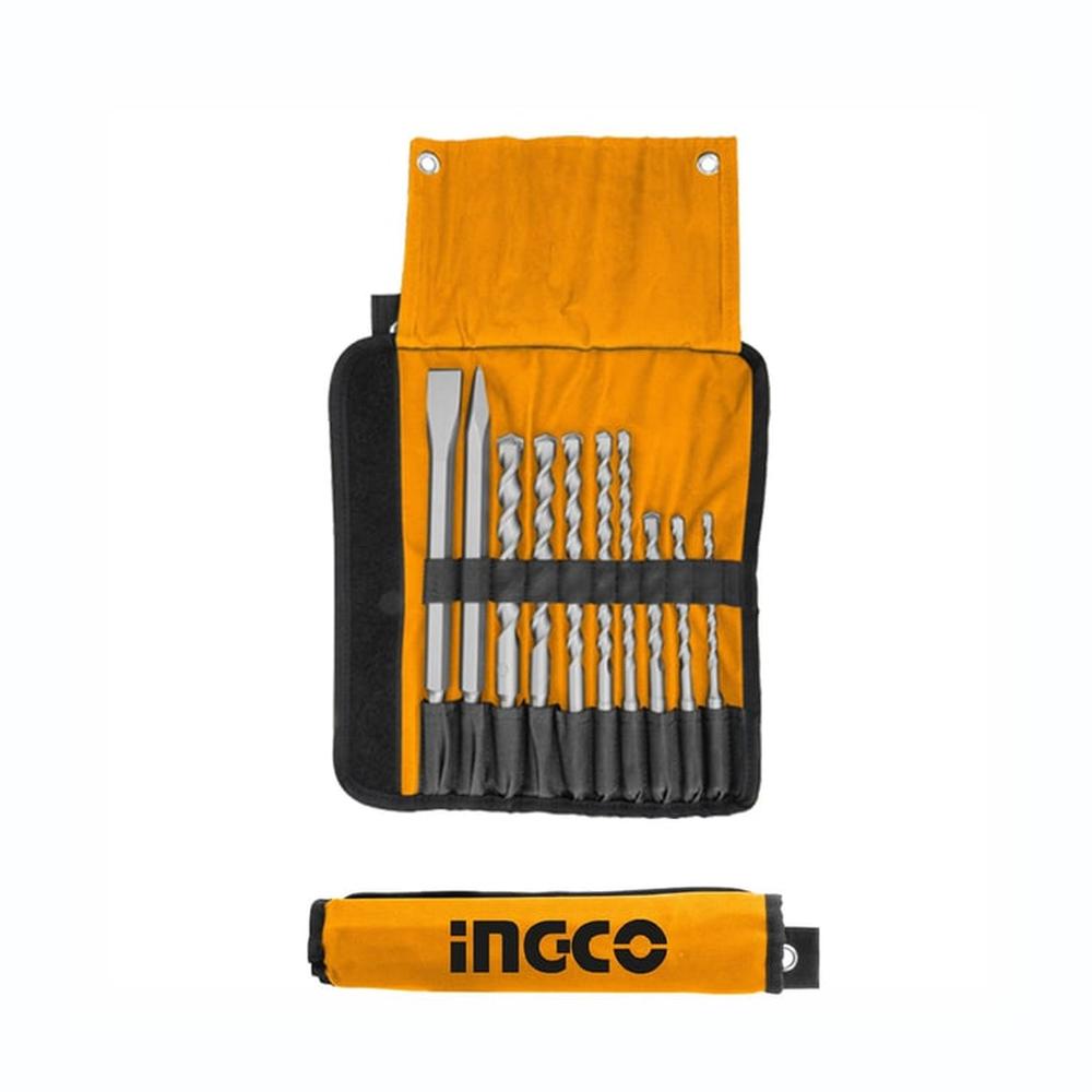 Juego De Brocas Y Cinceles Sds Plus Para Rotomartillo Ingco - Akd2101
