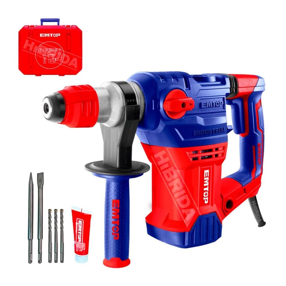 Rotomartillo 1500W Sds Plus Emtop Industrial 55J C