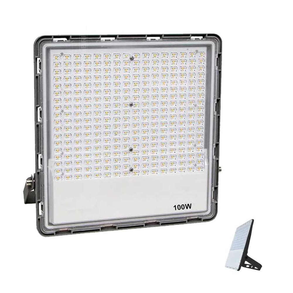 Reflectores Led 100W Exteriores Jardin Luz Blanca Cubull