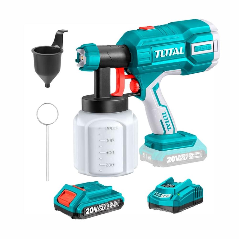 Pistola De Pintar 20V Inalambrico Bateria Cargador