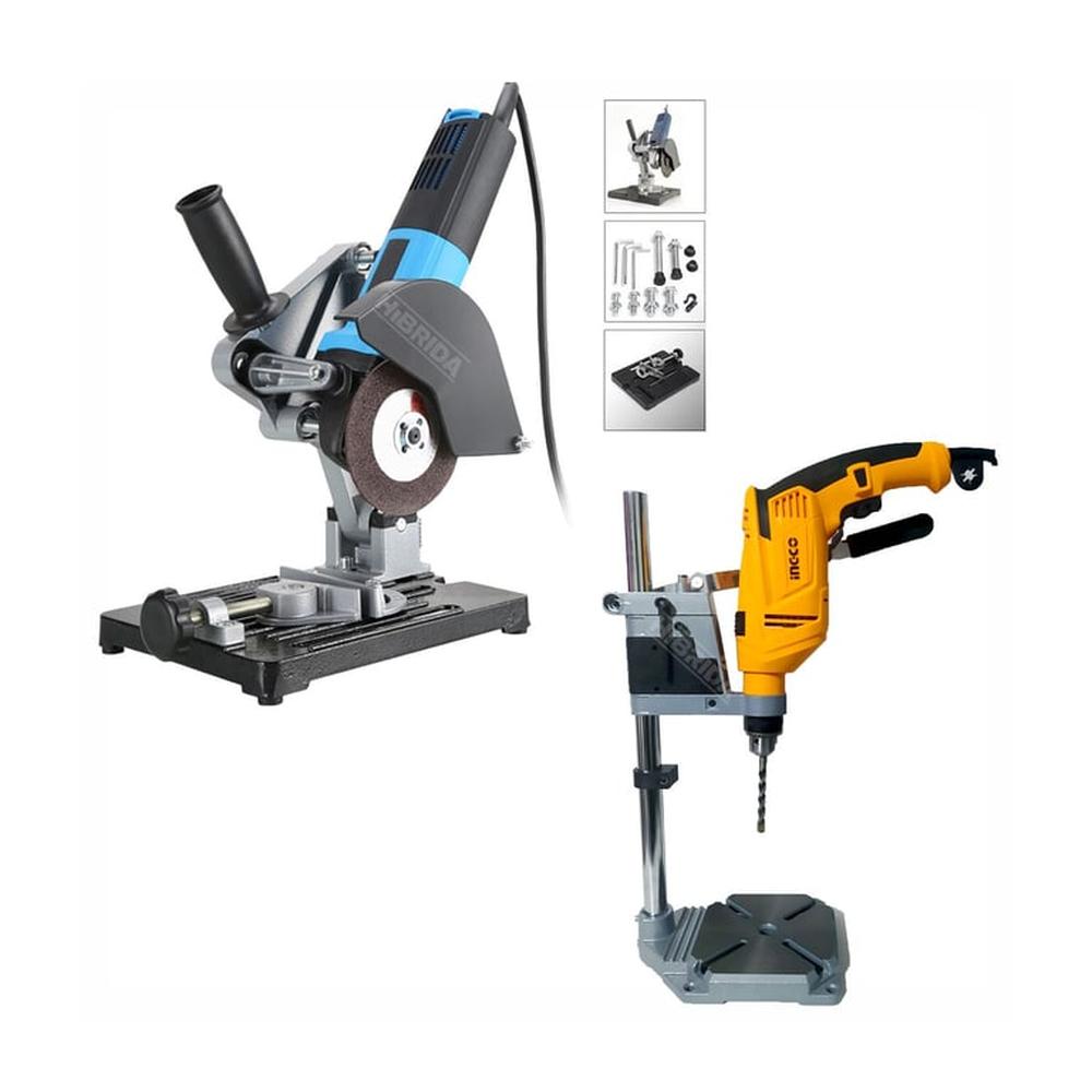 Combo Xtd Soporte De Amoladora Soporte De Taladro